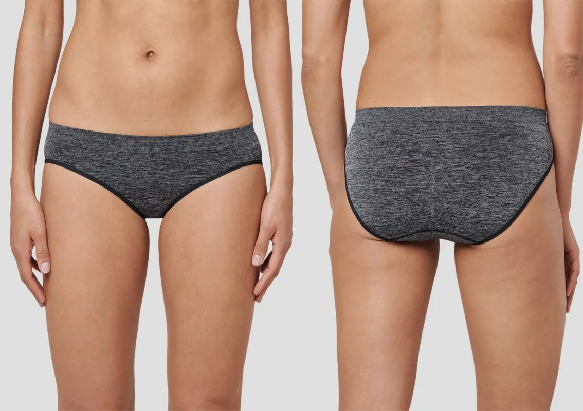 Women Tai Slip SCHIESSER Active Seamless Light - dark grey