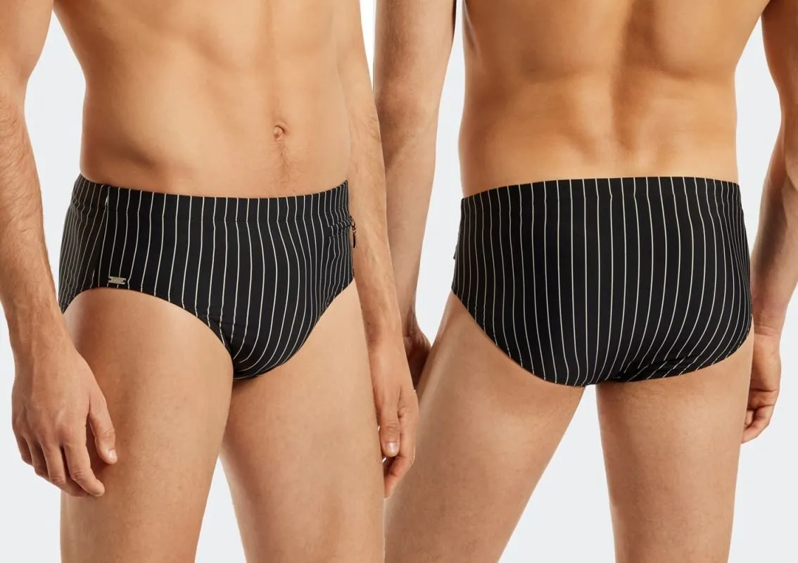 Men's Swim Trunks SCHIESSER Aqua Nautical Casual - black Men's Swim Trunks SCHIESSER Aqua Nautical Casual - black