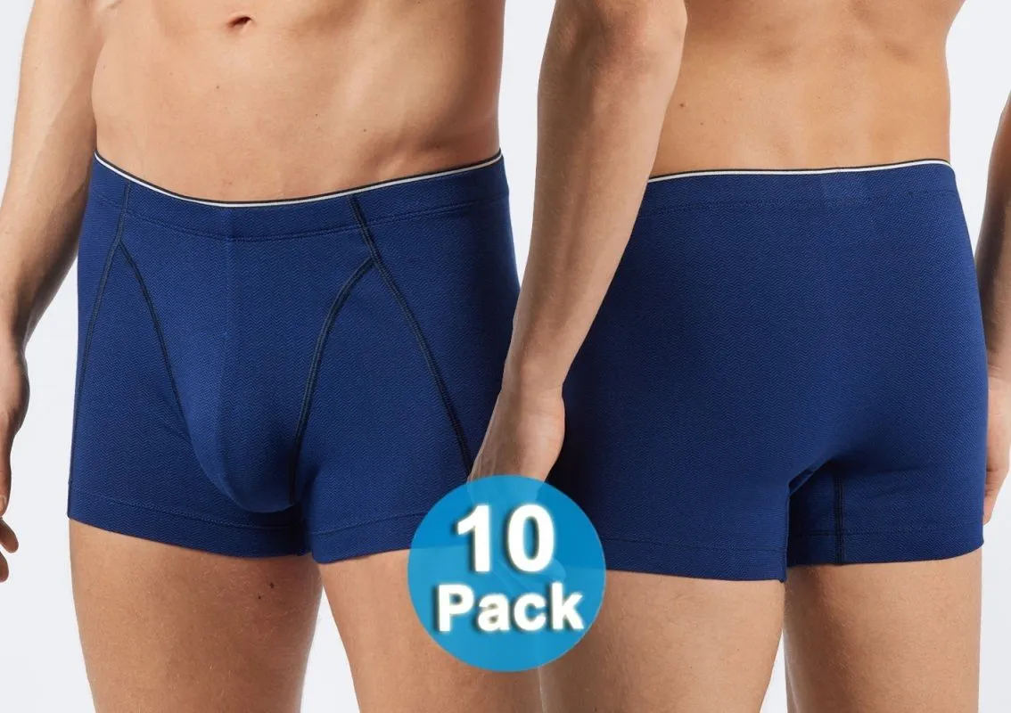 10-PACK Men's Boxer Briefs SCHIESSER 95/5 - royal blue 10-PACK Men's Boxer Briefs SCHIESSER 95/5 - royal blue
