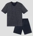Men Short Pajamay Dark Saphire dark blue – view 2