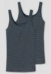 2-Pack Women Shirt sleeveless Schiesser Modal Essentials - night blue – view 2
