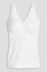 Women's Vest Top Schiesser Invisible Soft - removable pads - white – view 2