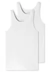 2-Pack Men's Vest Top without sleeves SCHIESSER 95/5 - white – view 3