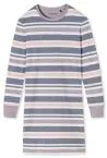 Women's Long-sleeved Sleepshirt SCHIESSER Sportive Stripes – view 3