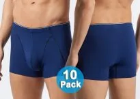 10-PACK Men's Boxer Briefs SCHIESSER 95/5 - royal blue