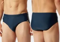 Men's Swim Briefs SCHIESSER Aqua Nautical Casual - admiral blue