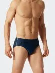 Men's Swim Briefs SCHIESSER Aqua Nautical Casual - admiral blue – view 2