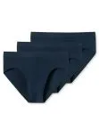 3-Pack Men's Supermini Brief SCHIESSER 95/5 - dark blue – view 3