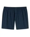 Men's Boxers SCHIESSER Cotton Casuals - dark blue plaid – view 3
