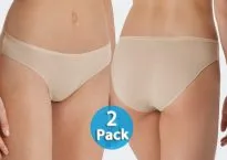 2-Pack Women Tai Slip Schiesser Modal Essentials - sand