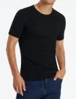 Men's T-Shirt 1/2 SCHIESSER REVIVAL Friedrich - black – view 3