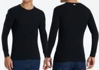 Männer Langarm-Shirt 1/1 SCHIESSER REVIVAL Friedrich - schwarz