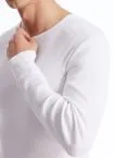 Männer Langarm-Shirt 1/1 SCHIESSER REVIVAL Friedrich - weiß – Ansicht 4