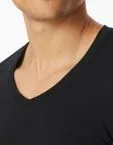Men's T-Shirt 1/2 SCHIESSER Premium Cotton - black – view 4