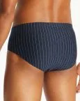 3-Pack Men's Supermini Brief SCHIESSER 95/5 Essentials - dark blue – view 3