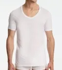 Men's T-shirt SCHIESSER Premium Modal - white – view 2
