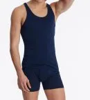 2-Pack Men’s Undershirts SCHIESSER Original Classics Double Pack Navy – view 3