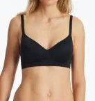 SCHIESSER Women's Soft Bra with Cups Unique Micro - Black – view 2