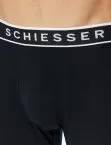 SCHIESSER Herren Long-Shorts 95/5 3er-Pack - Schwarz – Ansicht 4