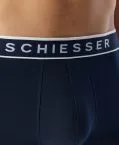 SCHIESSER Men's Long Shorts 95/5 3-Pack - Blue – view 4