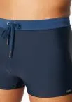 SCHIESSER Men's Swim Trunks with Leg Aqua - Blue – view 4