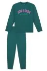 SCHIESSER Girls' Long Pyjama Set Teens Nightwear - Green – view 2