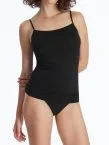 SCHIESSER Women's 2PACK Spaghetti Top 95/5 - Black – view 3