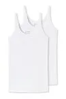 SCHIESSER Women's 2PACK Camisole 95/5 - White – view 2