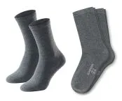 Grey women's socks from the SCHIESSER Original Classics line