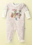 Schiesser Baby Romper with footing