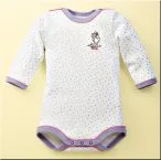 Baby Body 1/1 Schiesser Jolly Rosa