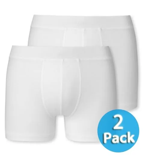 2-Pack Boxer briefs for boys Schiesser 95/5 - white