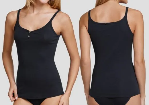 Top 0/0 SCHIESSER natural beauty - night blue Top 0/0 SCHIESSER natural beauty - night blue