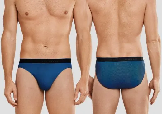 Men's Rio Briefs SCHIESSER Sports Club - aqua-blue Men's Rio Briefs SCHIESSER Sports Club - aqua-blue