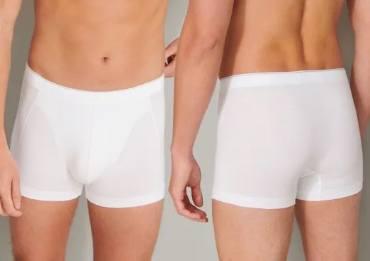 Men's Boxer Briefs SCHIESSER 95/5 - white Men's Boxer Briefs SCHIESSER 95/5 - white