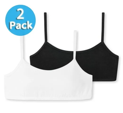 2-Pack Girls Bustiers SCHIESSER 95/5 - white and black 2-Pack Girls Bustiers SCHIESSER 95/5 - white and black