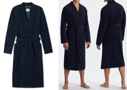 Men's Bathrobe SCHIESSER Feather Terry Men's Bathrobe SCHIESSER Feather Terry