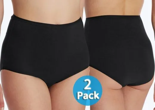 2-Pack Women's Maxi Brief SCHIESSER 95/5 - black