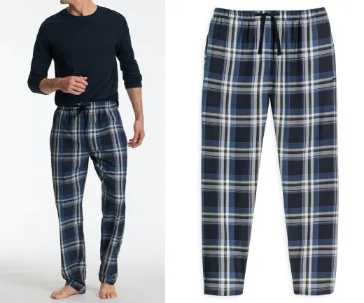 SCHIESSER Men's Long Pyjama Trousers Mix+Relax - Multicolour SCHIESSER Men's Long Pyjama Trousers Mix+Relax - Multicolour