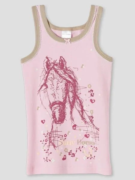 Girls Shirt 0/0 Schiesser Curly Horses Girls Shirt 0/0 Schiesser Curly Horses