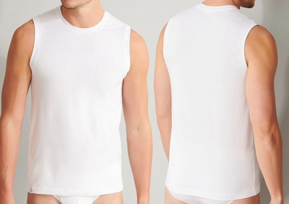 Men's Tank Top SCHIESSER Long Life Soft - white Men's Tank Top SCHIESSER Long Life Soft - white