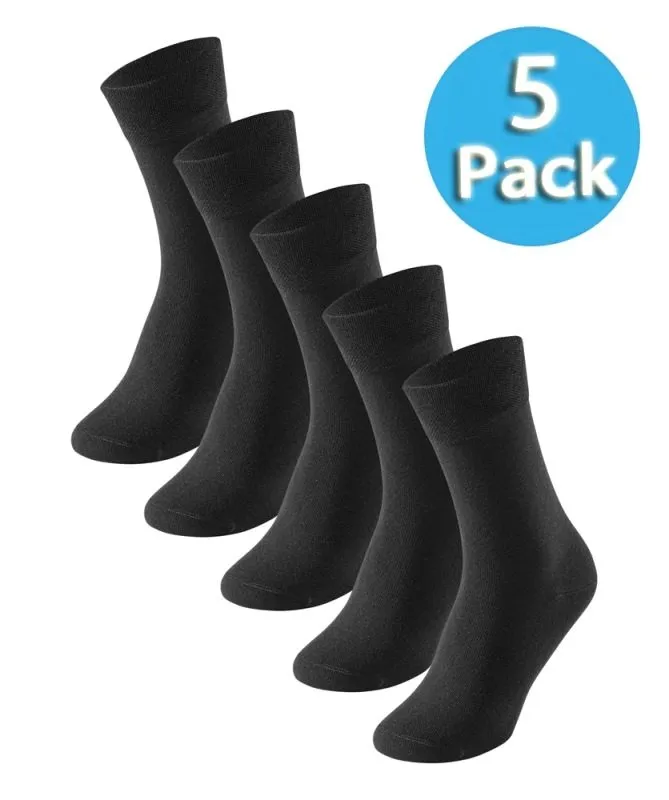 5-Pack Men's Socks SCHIESSER Bluebird - black 5-Pack Men's Socks SCHIESSER Bluebird - black