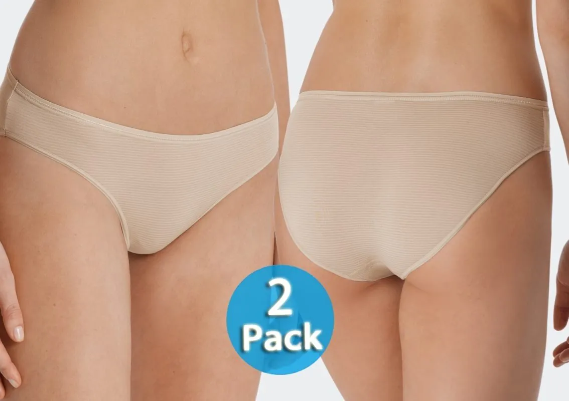2-Pack Women Tai Slip Schiesser Modal Essentials - sand 2-Pack Women Tai Slip Schiesser Modal Essentials - sand