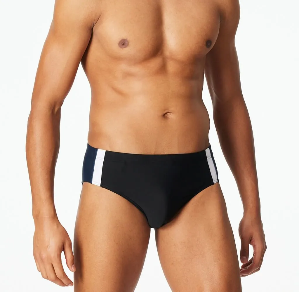 SCHIESSER Men's Aqua Swim Brief Shorts Bade-Sir - Black