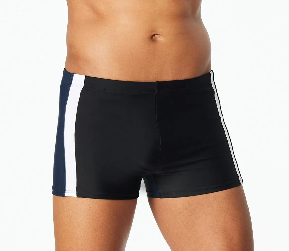 SCHIESSER Men's Aqua Swim Shorts with Leg - Black