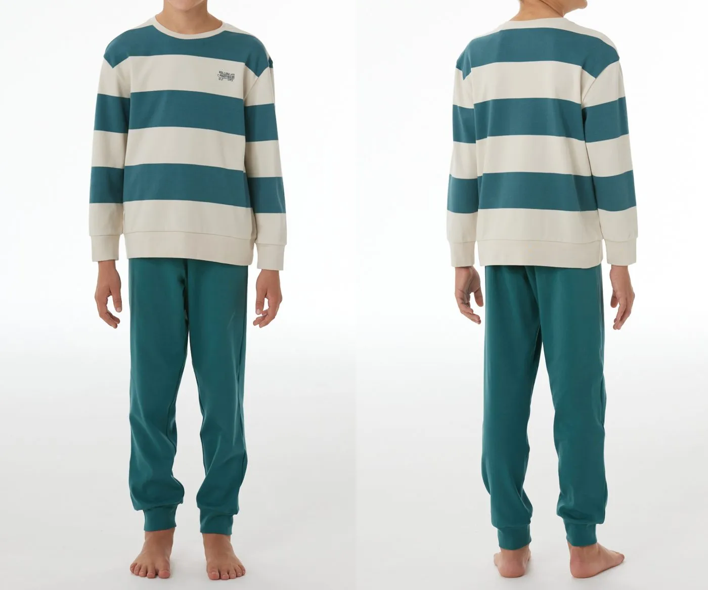 SCHIESSER Boys’ Long Nightwear Pyjamas - Green