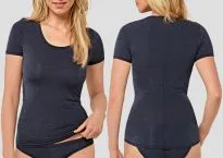 Women Shirt 1/2 night blue SCHIESSER Personal Fit