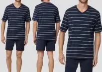 Men Pyjama short SCHIESSER Dark Saphire