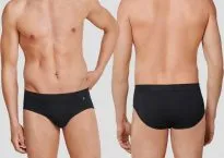 SCHIESSER Men Sports Brief Long Life Cotton - black