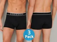 3-Pack of Men's Boxer Briefs SCHIESSER 95/5 - black